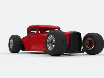 Hot rod 2 3D model