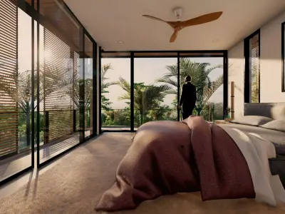 Bungalow bedroom 3D model