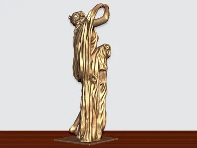 Venus Callipyge not naked  Musee du Louvre 3D print model
