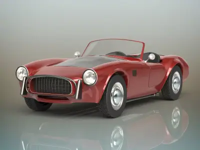 Old Sport car 3D model