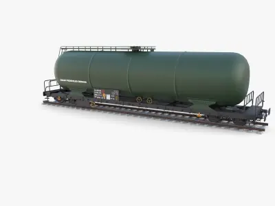 CFR Tanker Rail Car v4 3D model