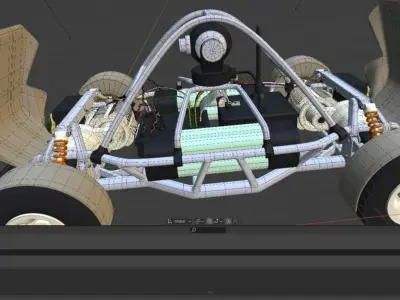 Autonomous Robot Car  3D model