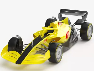Formula 1 F1 Race Car  3D model