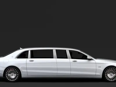 Mercedes Maybach S 650 Pullman VV222 2018 3D model