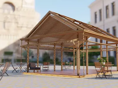 shanghai pavilion 3D model