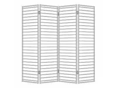 Panel Solid Wood GZ-M1006 3D model