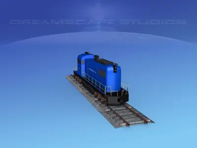 Diesel Locomotive V07 3D model