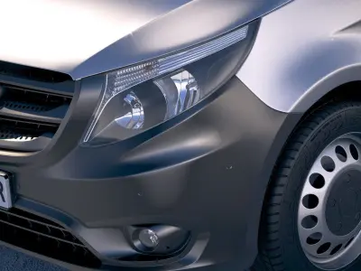 Mercedes Vito Long 2018 3D model
