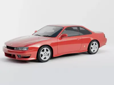 Nissan Silvia S14 3D model