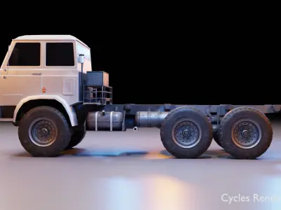 Truck - Star 266 Low-poly 3D model