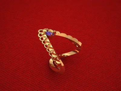 Vanki Ring Design Stl File 3D print model