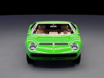 Miura Car Model 3D model