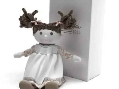 Retro Antique Doll 3D model