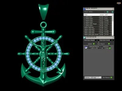 Anchor Jesus Diamond-D2 3D print model