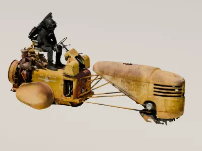 cyber truck 3D model by Rustyworld