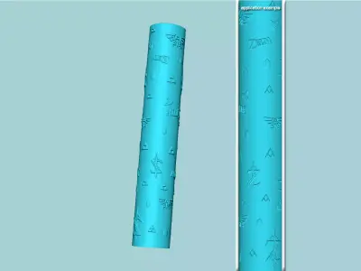 Texture Roll 58 Zelda Positive - Fondant Decoration Maker 3D print model