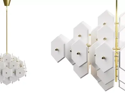 Cosima Chandelier 3D model