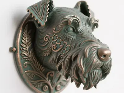 Schnauzer 3D print model