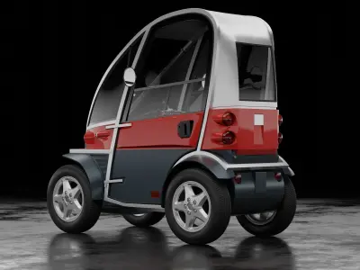 Kyburz PLUS II  - Swiss electric vehicle  3D model
