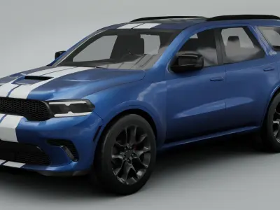 Dodge Durango SRT Hellcat 2022 3D model