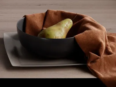 Pear Decor Free 3D model