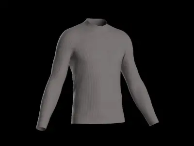 Male long sleeve 3D model