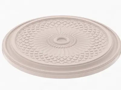 Classic Ceiling Medallion 56 3D model