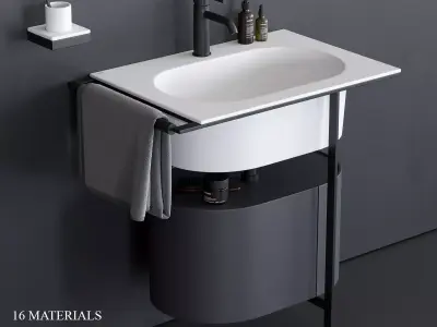 Ceramica Cielo Kyros Washbasin 3D model
