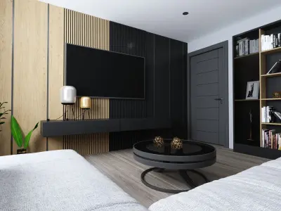 LIVING ROOM  3D model