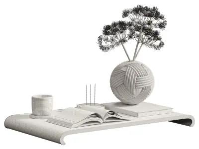 Decorative Set 01 3D model