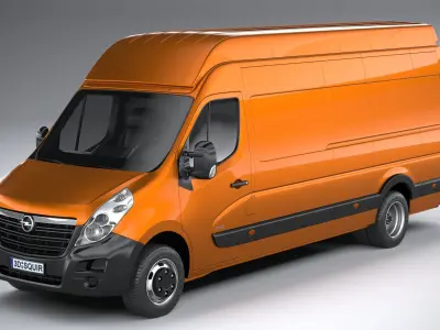 Opel Movano L4H3 2018 3D model