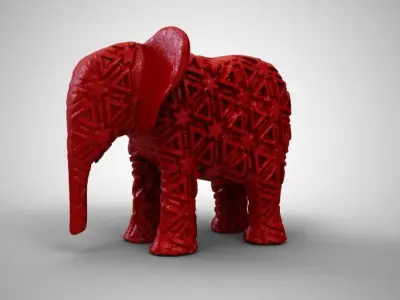 Elephant  Trinket 3D print model