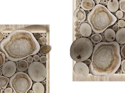 Juniper panel for a bath 3D model