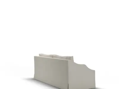 Everleigh Slipcover Sofa 3D model