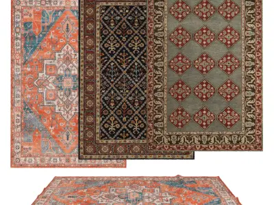 Rugs No 1011 Low-poly 3D model