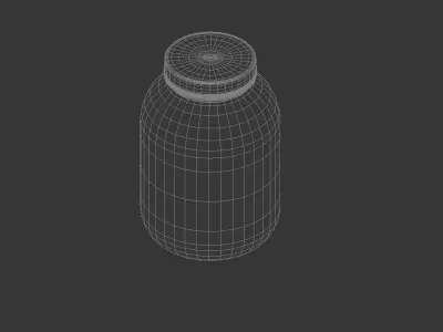 Supplement Bottle 3D model