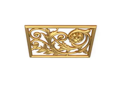 Classic decor ornament 160 3D model