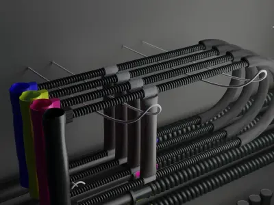 3D PACK OF SPANDERS 3D model