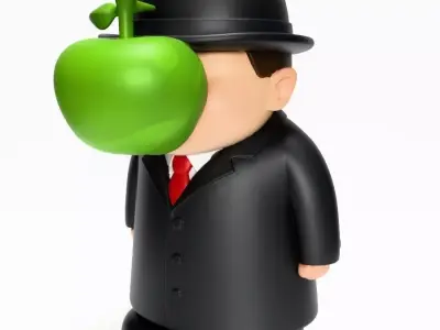  The Son of Man ReneMagritte 3D print model