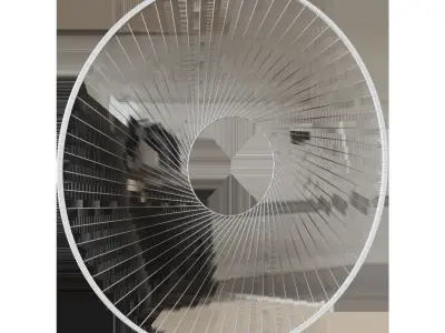 Wall panel Anush  80 cm 3D model