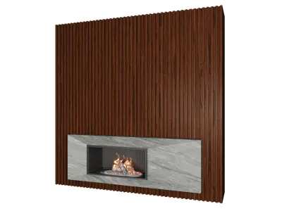 Fireplace 3 3D model