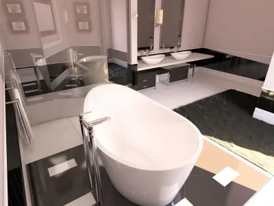 Bathroom 54 3D model