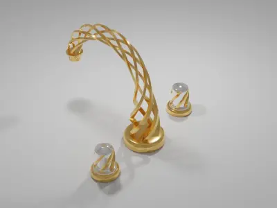 Spiral Art Faucet Free 3D model