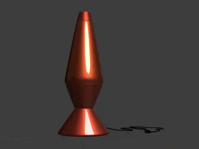 Lava Lamp - High Quality  - Animated 3D model