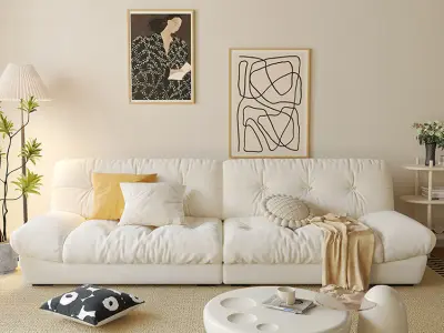 Medieval living room 3D model