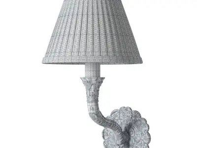 Vaughan Hidcote Sing Arm wall sconce 3D model