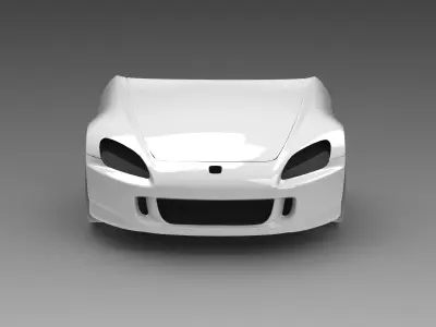 S2000 AP2 Front Assembly Exterior Surfaces - 3D Laser-Scanned 3D model