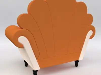 12 Color Armchair 3D Model 3D model