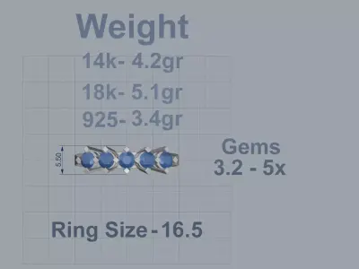 Woman Ring 3D print model 23