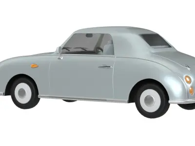 NISSAN FIGARO CAR 3D model